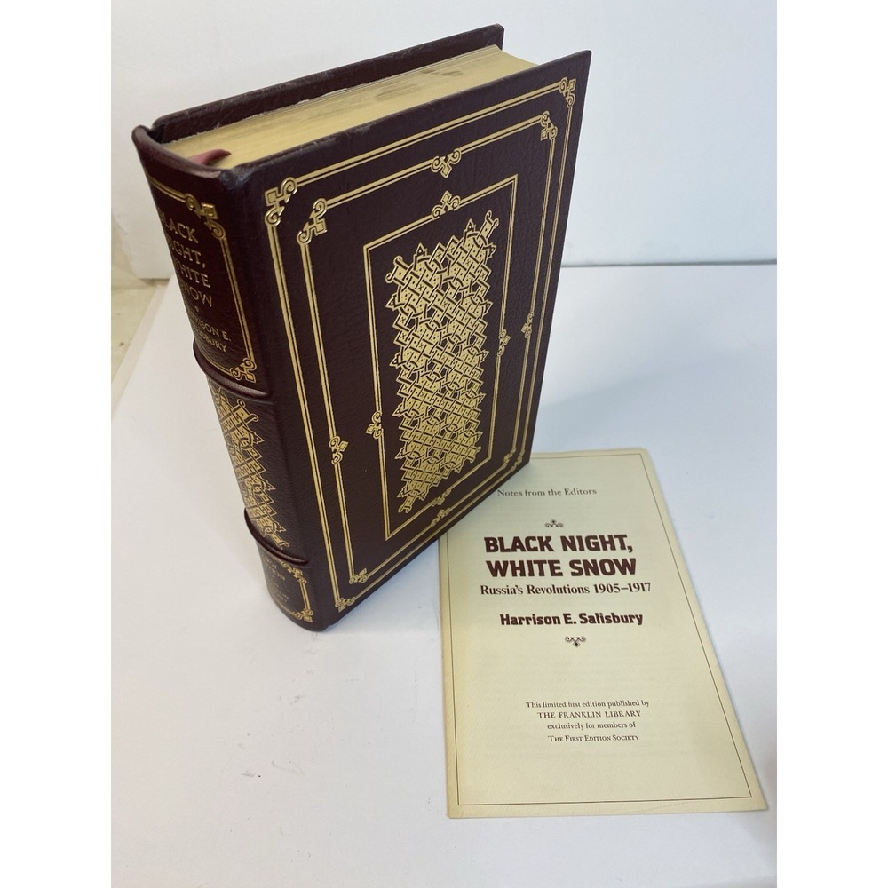 Black Night White Snow Harrison Salisbury Franklin Library First Edition Society